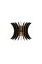 Opviq Wing Sconce Juego de 2 Lámparas de Pared Negras